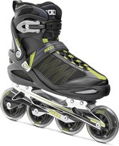 Roces Argon inline skates 84 mm black / acid green (Bestel 2 maten groter dan normaal!)