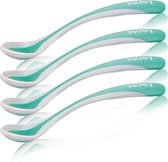 Nuby Lepel Warmtegevoelige 22,2 Cm Mintgroen 3m+ 4 Stuks