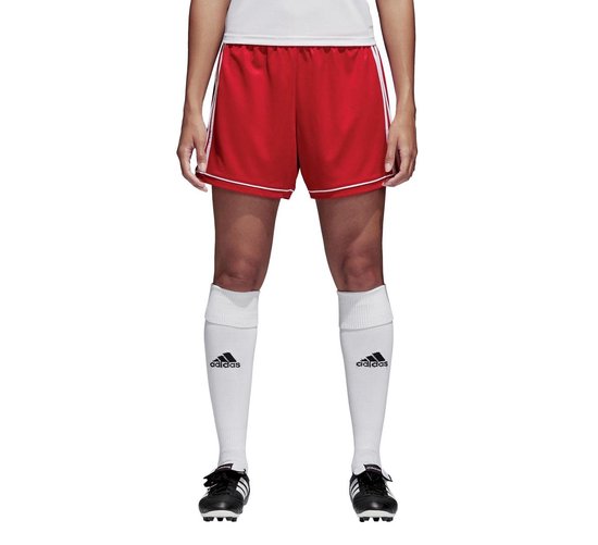 Adidas Squadra 17 Short Dames - Rood | Maat: S | bol.com
