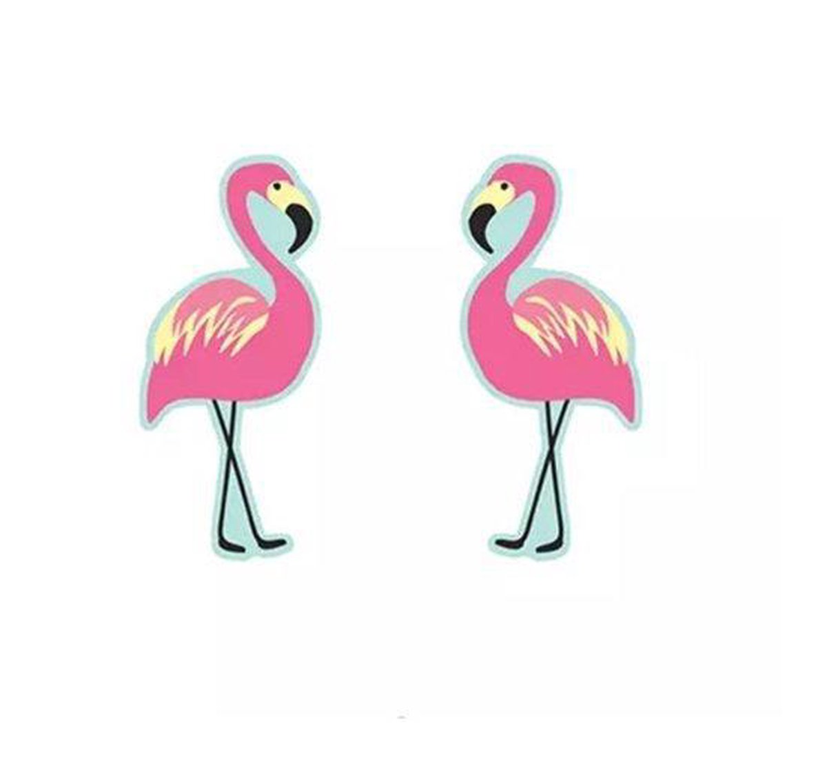 Jomide Kinderoorbellen - Flamingo - Roze