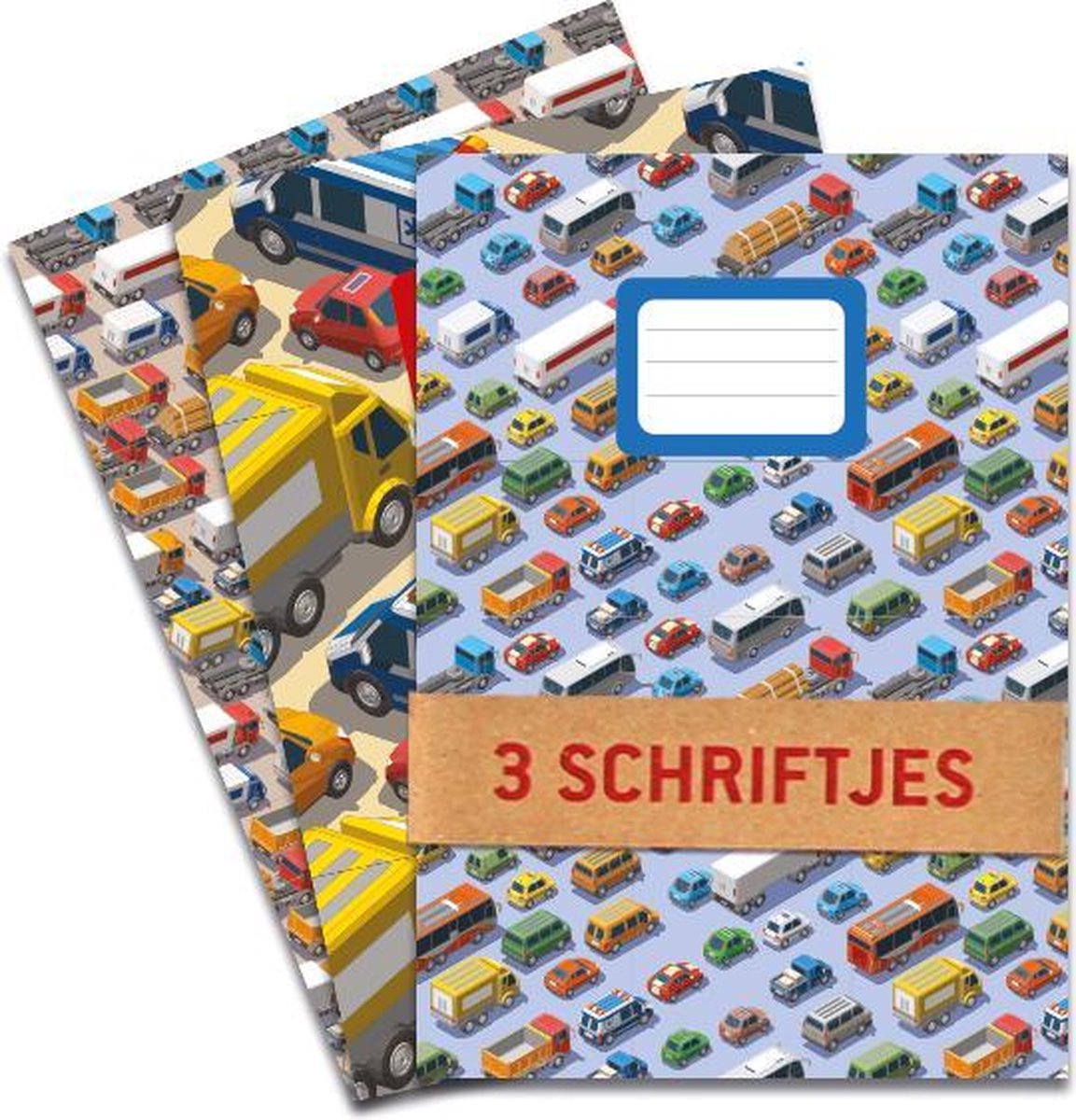 Schriften A5 lijn - met auto's en vrachtwagens