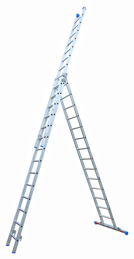 praktijk knelpunt Gunst Alumexx XD ladder 3 delig - 3x16 treden | bol.com