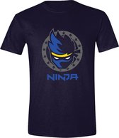 Ninja - Circle Logo Men T-Shirt - Navy - XL