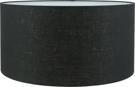 Lampenkap Cilinder - 50x50x25cm - Linnen zwart | bol.com
