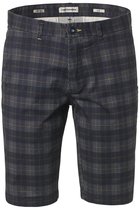 No Excess Chino Korte Broek Ruit Navy (958190305 - 078)