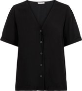 Pieces Blouse Pccecilie Ss Top Noos Bc 17100686 Black Dames Maat - XS