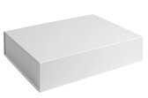 Luxe geschenkdoos WIT, 42,5x33,3x9,7cm (10 stuks)