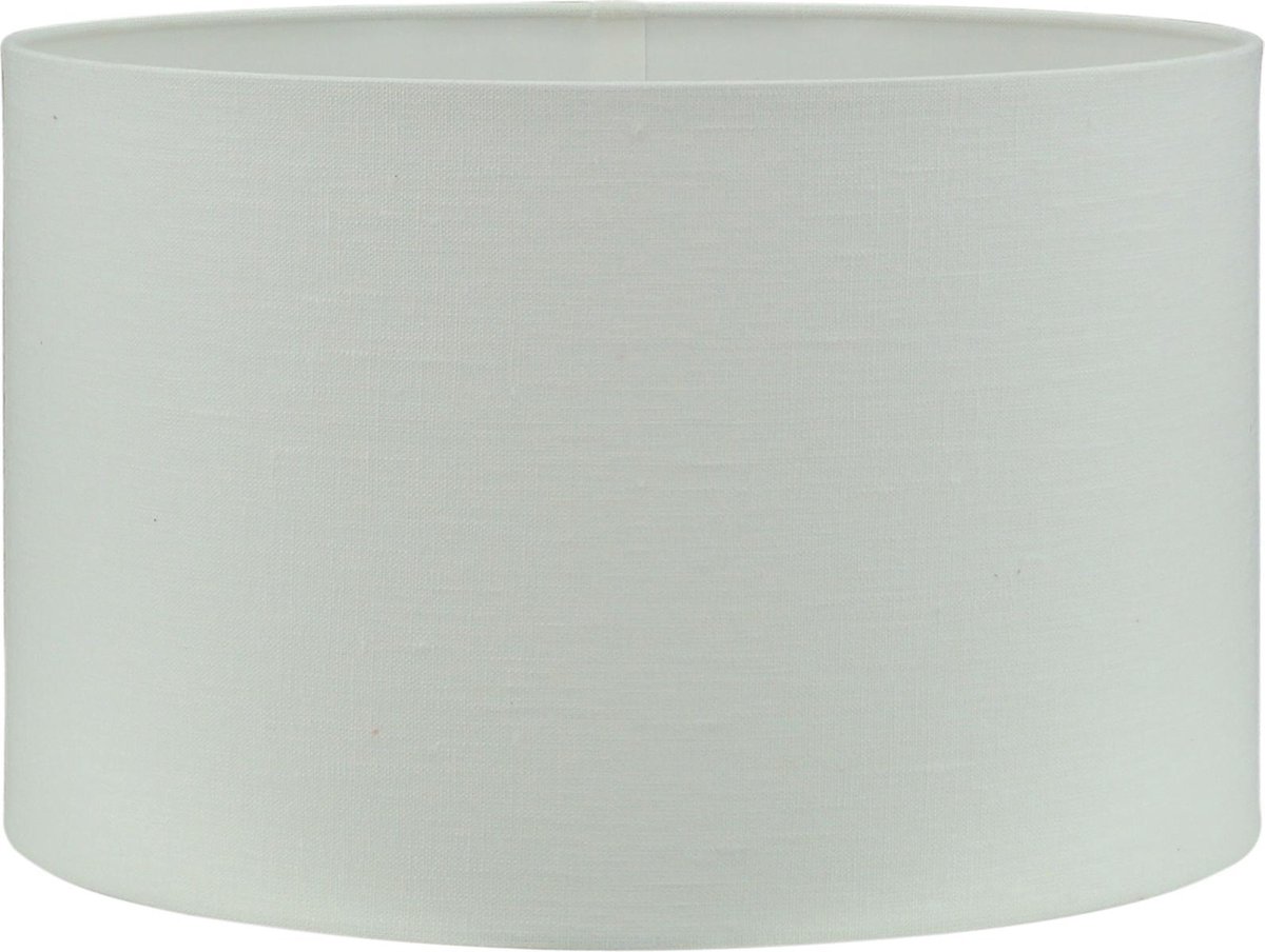 Lampenkap Cilinder - 35x35x22cm - Linnen wit