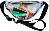 Heuptas - Fanny Pack - Buideltasje - Heuptasje dames - Festival tasje - 30 x 16 cm - Regenboog - Rainbow - Polyester - multicolor