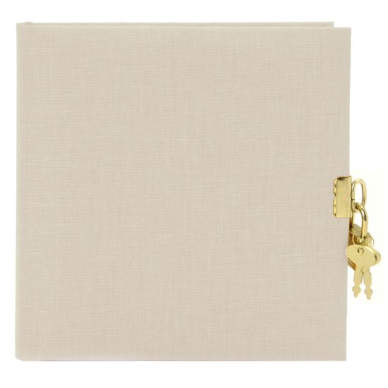 GOLDBUCH GOL-44605 dagboek SUMMERTIME beige met slot