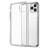Hoes voor iPhone 11 Pro Hoesje Siliconen Case Back Cover Hoes - Transparant
