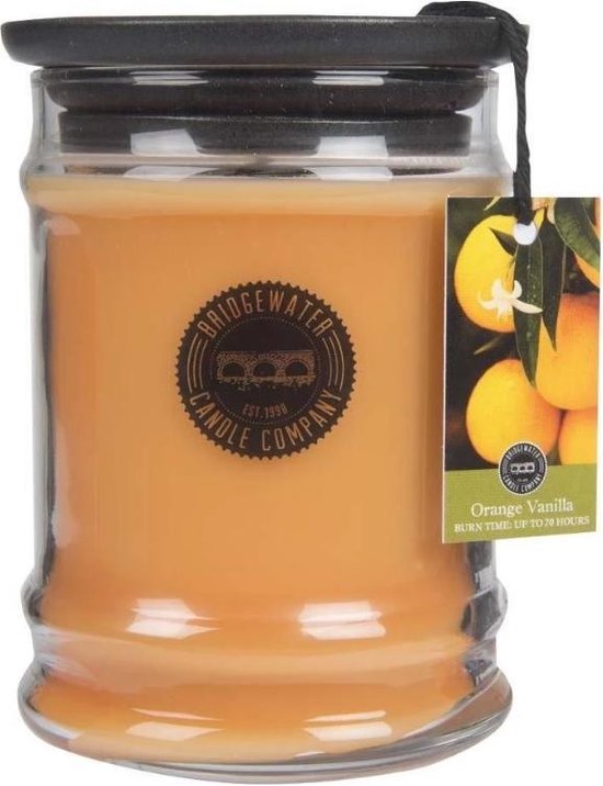 Bridgewater Geurkaars Jar Small Orange Vanilla