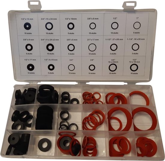 Joints D'étanchéité pour Joints Toriques, Set de Joints D'étanchéité en 18  Tailles Bouchons 141 Pièces en Caoutchouc pour Plomberie