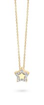 Velini jewels -CH6524G -Ketting -925 Zilver 14 karat verguld -Cubic Zirkonia