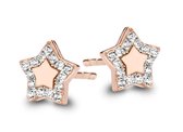 Velini jewels -EA6524R -Oorbellen -925 Zilver rosé -Cubic Zirkonia