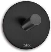 Zack - DUPLO handdoekhaak zelfklevend (zwart) - Set/4 stuks