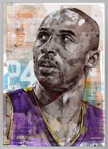 Kobe Bryant painting (reproductie) 51x71cm