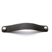 Leren handgrepen Bruin - 4 stuks - 18 x 2 cm