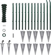 Gaashek met palen 1,5x25 m gegalvaniseerd staal