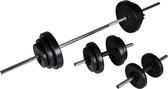 Barbell- en dumbbellset 30,5 kg