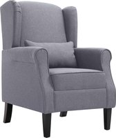 Fauteuil stof donkergrijs