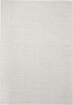 Vloerkleed binnen/buiten 80x150 cm sisal look grijs