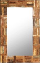 Wandspiegel 60x90 cm massief gerecycled hout