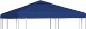 Vervangend tentdoek prieel 310 g/m² 3x3 m donkerblauw