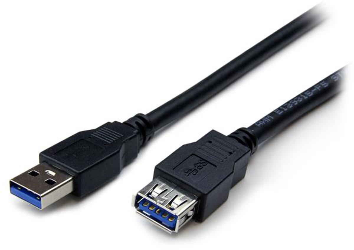 StarTech 1m SuperSpeed USB 3.0 Verlengkabel A naar A - Zwart M/F