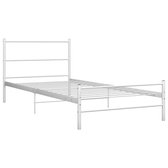 Bedframe - Metaal Wit -100x200 cm