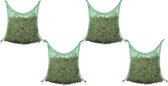 Hooinetten 4 st vierkant 0,9x1,5 m PP