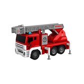 JollyVrooom - Brandweerwagen met licht en geluid - 1:14
