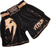 Venum Giant Muay Thai Short - Zwart - Goud - XL