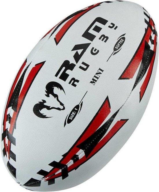multifunctioneel pit Perceptueel Rugbybal softee - Mini - Maat 1 - 15 cm - Rood | bol.com