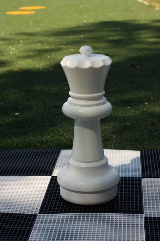 Thumbnail van een extra afbeelding van het spel Schaakstuk, Koningin 60 cm, Wit