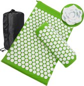 Relaxius Spijkermat – Acupressuur Mat – Massagekussen - Shiatsu – Spijkermat Met Kusssen Set