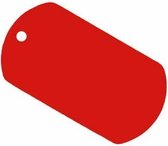 Military Tag Penning Groot Rood