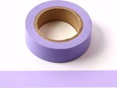 Washi tape - lavendel paars | 15mm x 10m