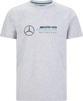 Mercedes - Mercedes Logo Shirt Grijs - Maat : XXL
