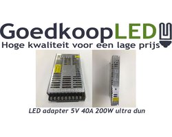 LED adapter 5V 40A 200W ultra dun