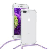 Telefoonhoes met nek koord voor Apple iPhone 7 Plus en de 8 Plus telefoontasje crossbody