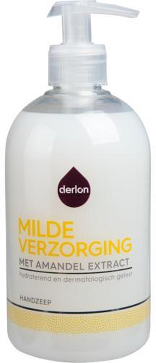 Derlon Handzeep - Milde Verzorging met Amandel extract - Handzeep - 500ml |  bol.com