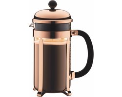 Bodum Cafetiere Chambord Zwart/Koper 1 Liter