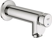 Robinet mural refermable, chrome