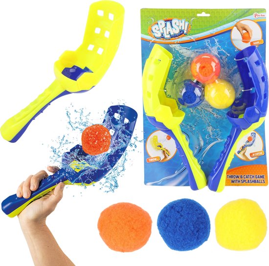 Foto: Splash vangspel inclusief waterballen 3 waterballen 5 delig