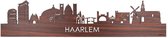 Skyline Haarlem Palissander hout - 80 cm - Woondecoratie - Wanddecoratie - Meer steden beschikbaar - Woonkamer idee - City Art - Steden kunst - Cadeau voor hem - Cadeau voor haar - Jubileum - Trouwerij - WoodWideCities