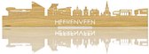 Standing Skyline Heerenveen Eikenhout - 60 cm - Woondecoratie design - Decoratie om neer te zetten - WoodWideCities