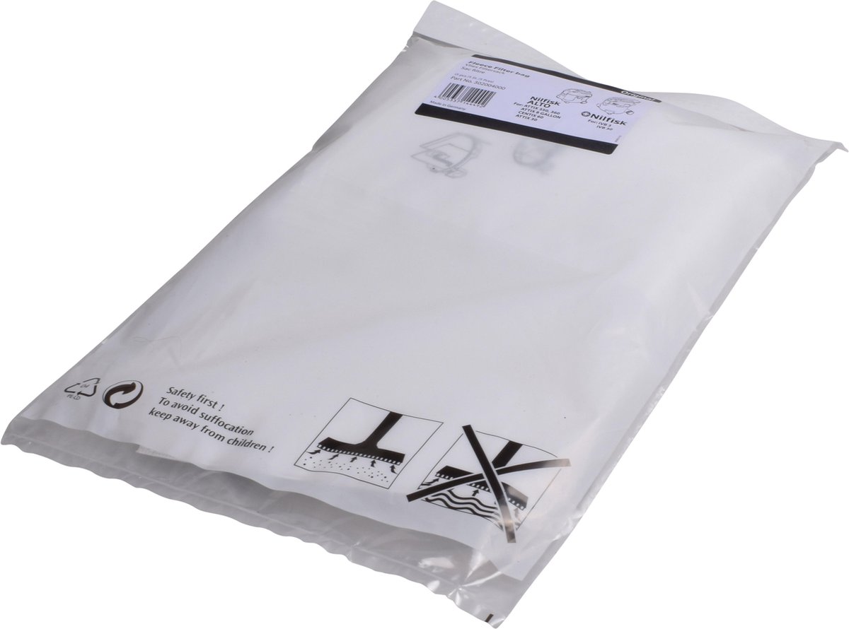 NILFISK ORIGINEEL. 5 stuks. Stofzuigerzakken voor Attix30, Attix350, Attix360, 302004000. COVAKO