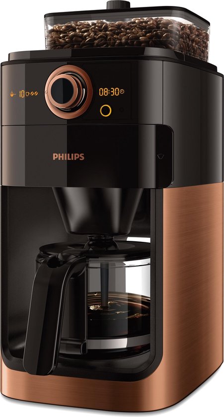 Philips Grind & Brew HD7768/70 - Koffiezetapparaat - Kopermetaal - Philips