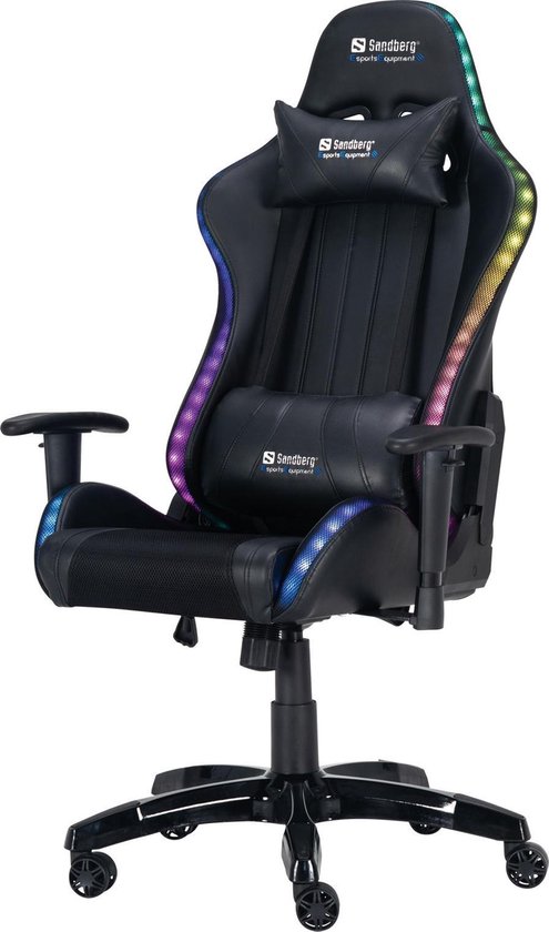 Sandberg Commander Gaming Chair RGB Zwart E-Sports HIGH END Equipment, Game  Stoel -... | bol.com